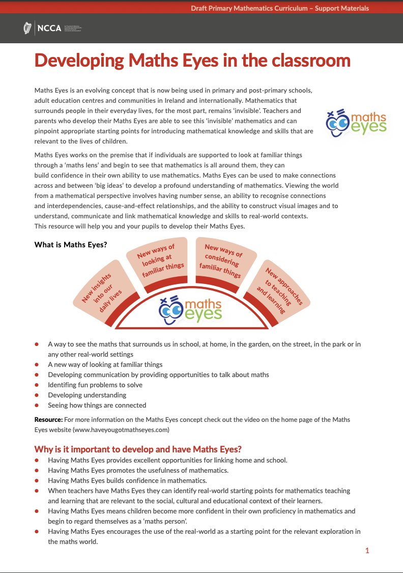 NCCAie's tweet photo. We have developed a number of support materials as part of the Draft Primary Maths Curriculum. This example has been developed in collaboration with @Maths_Eyes. To have your say about the draft curriculum and to see the full support material visit https://t.co/Sx5evlaHK7 https://t.co/0d6kTk00BB
