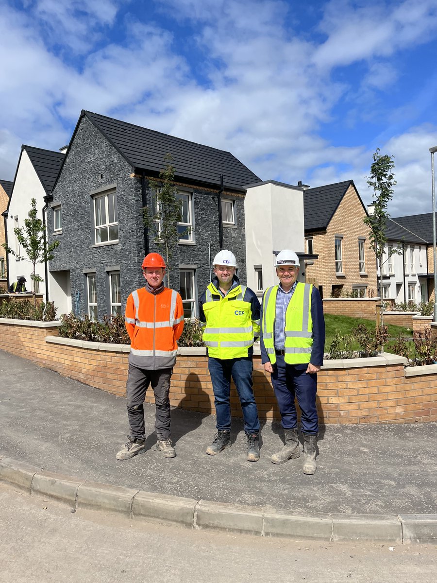 CEFNI1's tweet photo. Great to see the scale of development at the #KevinWatsonGroup site at Black's Gate, Belfast for @RadiusHousing.  Sharp design and construction on a spacious site, great work, great new homes! https://t.co/azr5SwQIC0