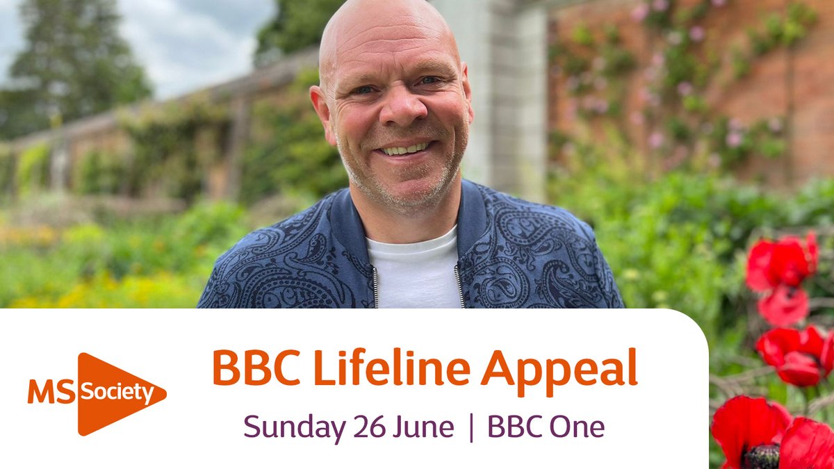 We're really excited to announce we'll be having a #BBCLifelineAppeal! On Sunday, 26 June, tune into @BBCOne at 1.50pm to hear from people living with MS and our presenter - Michelin-starred chef, @ChefTomKerridge. ➡️mssoc.uk/3O89u9n Help us spread the word - please RT!