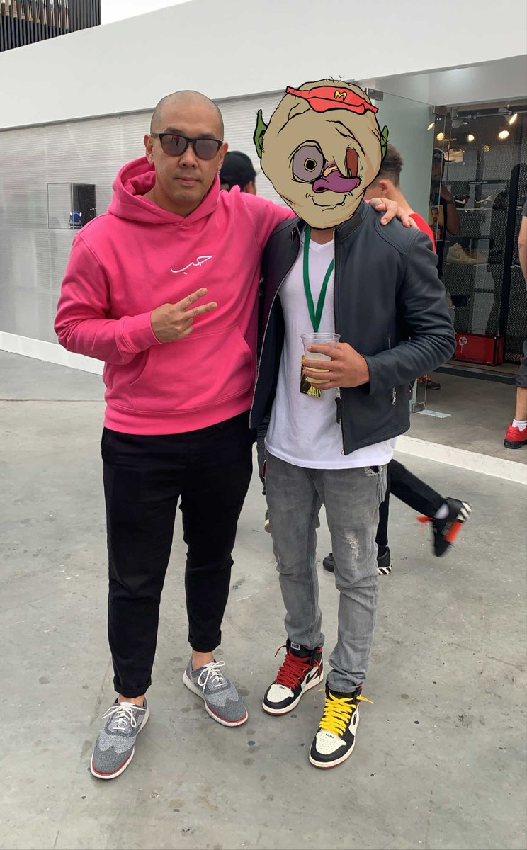 aforafro's tweet image. What a legend! Can't wait to meet you again @jeffstaple! This time maybe in @stapleverse #hurrr 🤣#sneakergameon