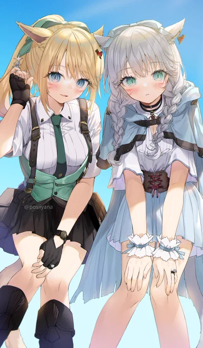 見降ろされたい #FF14 #ミコッテ 