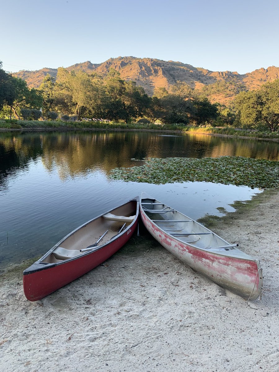 AnneMarieWTHR's tweet photo. Back at it today after some time off enjoying nature &amp; family. 🧡  Will share more shots later-- but for now here’s one of my favorites at Fay Lake. 
#takeabreak #13bestyou #nature #canoe #pond #vacation #summer #summervibes #getoutsidegrowinside #familyfun #TeamTiernon https://t.co/c0wrcOHbuz