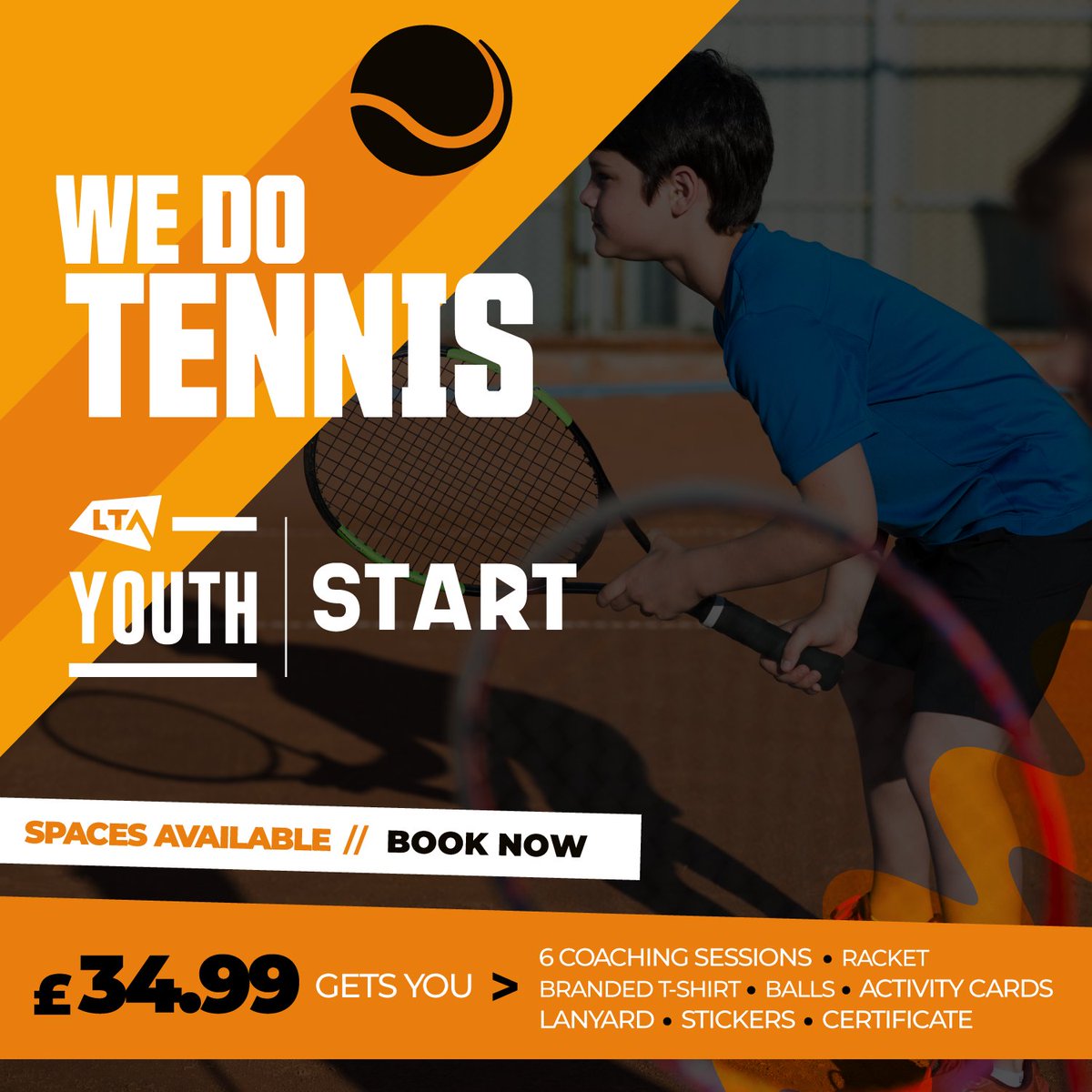 wedotennisuk's tweet image. We have loads of LTA Youth Start sessions going on up and down the Country at the moment. A great way to get your children started in tennis. No matter where you are based, you can search for upcoming courses in your area here - lta.org.uk/play/parents-a…
