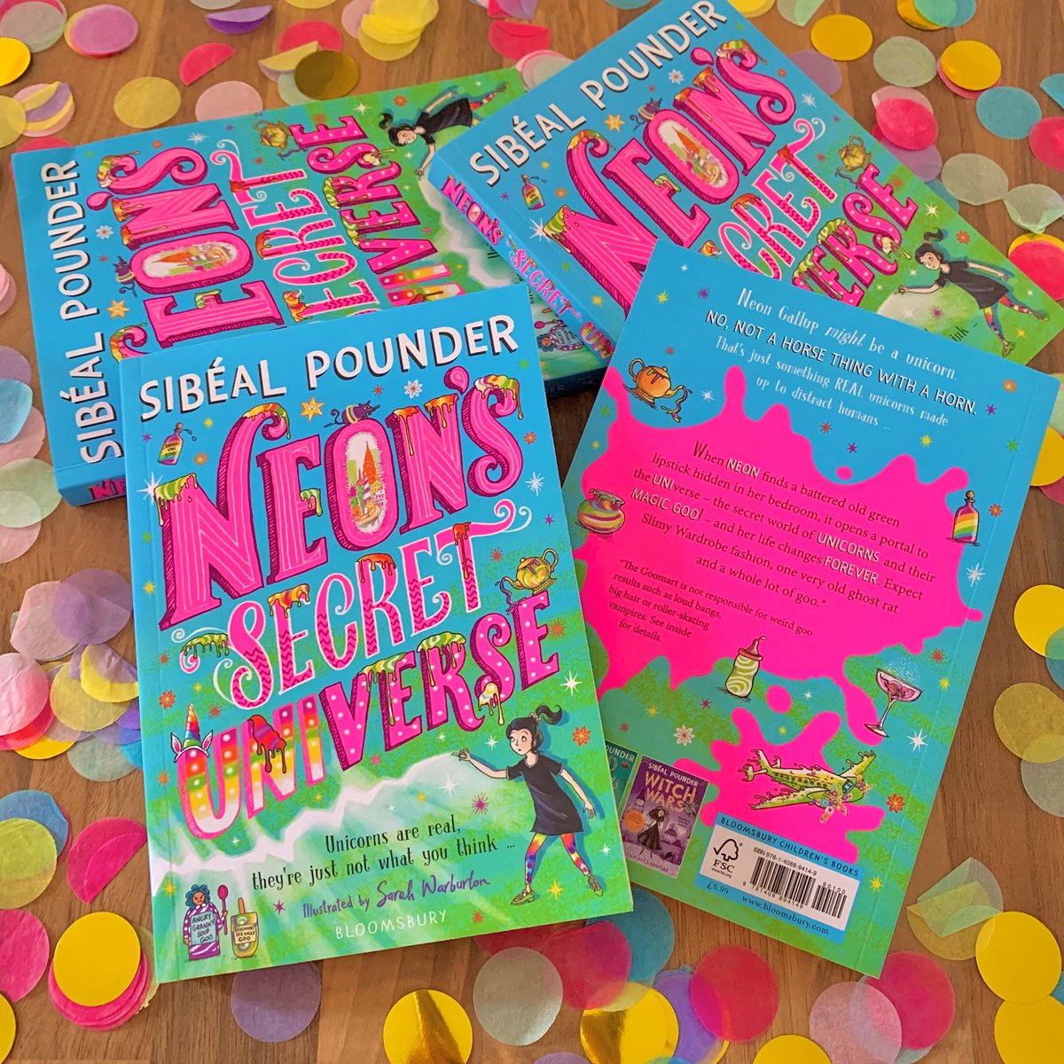 KidsBloomsbury's tweet photo. 🚨Attention all @Sibealpounder fans!🚨 To celebrate the upcoming publication of #NeonsSecretUniverse we're offering you the chance to #Win a copy of her goo-tastic new book, brilliantly illustrated by @SarahWarbie

Simply 'Like &amp; retweet' for your chance to win!

Coming July 7th! https://t.co/XMK1zLZA0J