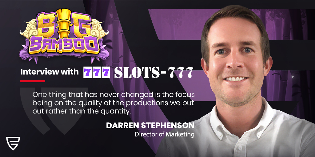 ⭐ Quality is always our focus! ⭐

Our Marketing Director, Darren Stephenson spoke to Slots 777 about our place in the iGaming industry plus some of our upcoming releases.

Read the full Q&amp;A here: 

18+ Play Responsibly
