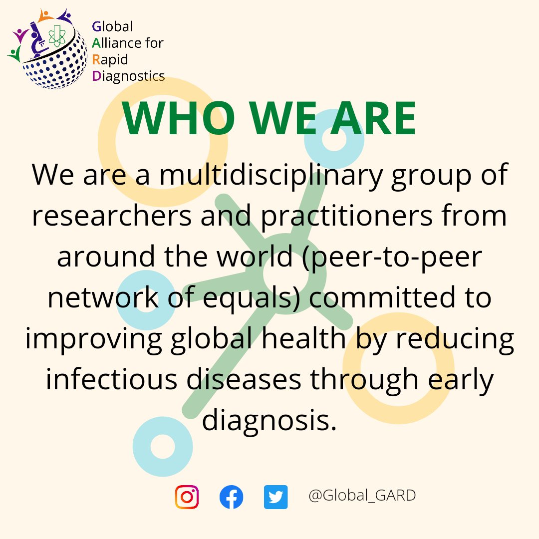 global_gard's tweet photo. Introducing GARD (Global Alliance for Rapid Diagnostic) through social media.
Wanna know more about GARD, keep following our social media.
#amr #foodsecurity #biosec #GARD https://t.co/gUGKTVPbQC