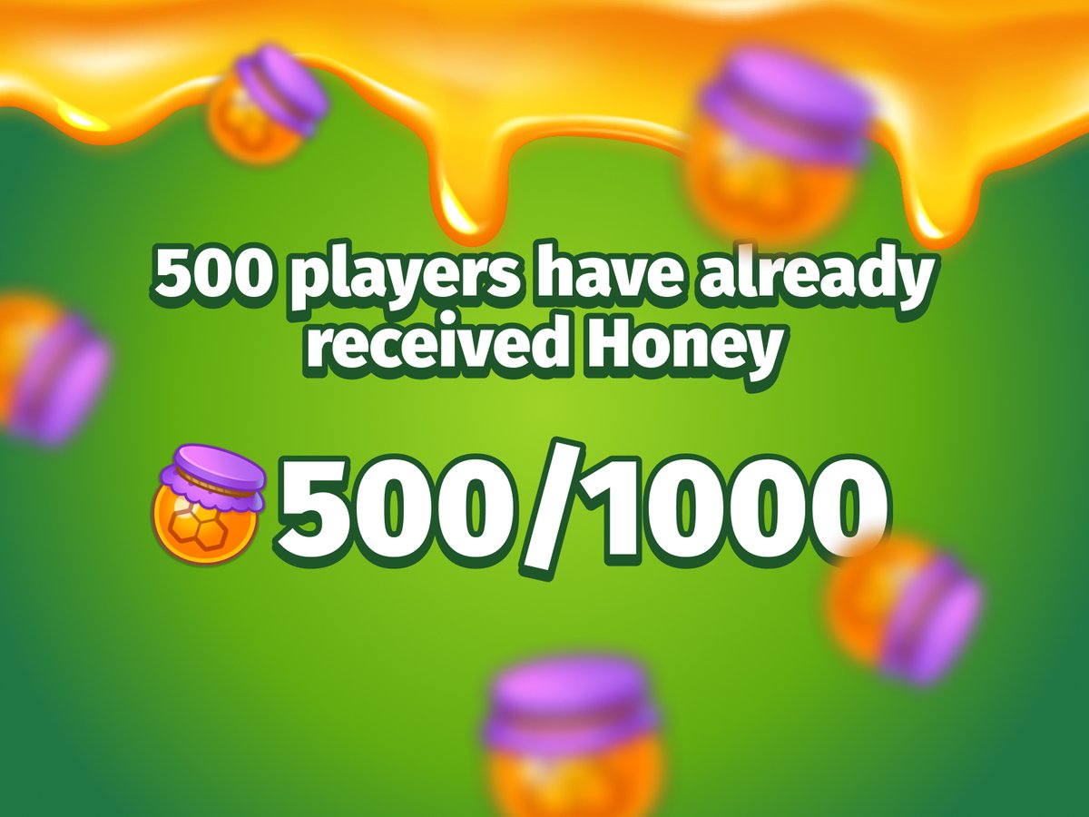 HoneyWood_Game's tweet photo. 5️⃣0️⃣0️⃣ players already got their free 5 Honey 🍯 and dove into HoneyWood PVP. Join them fast - you just need to fill out the short Google form here 📝

https://t.co/nHSZQLRHeX

We encourage you to invite your friends and family into the game! 📶

#p2e #playtoearn #blockchain https://t.co/sstogZOTdE