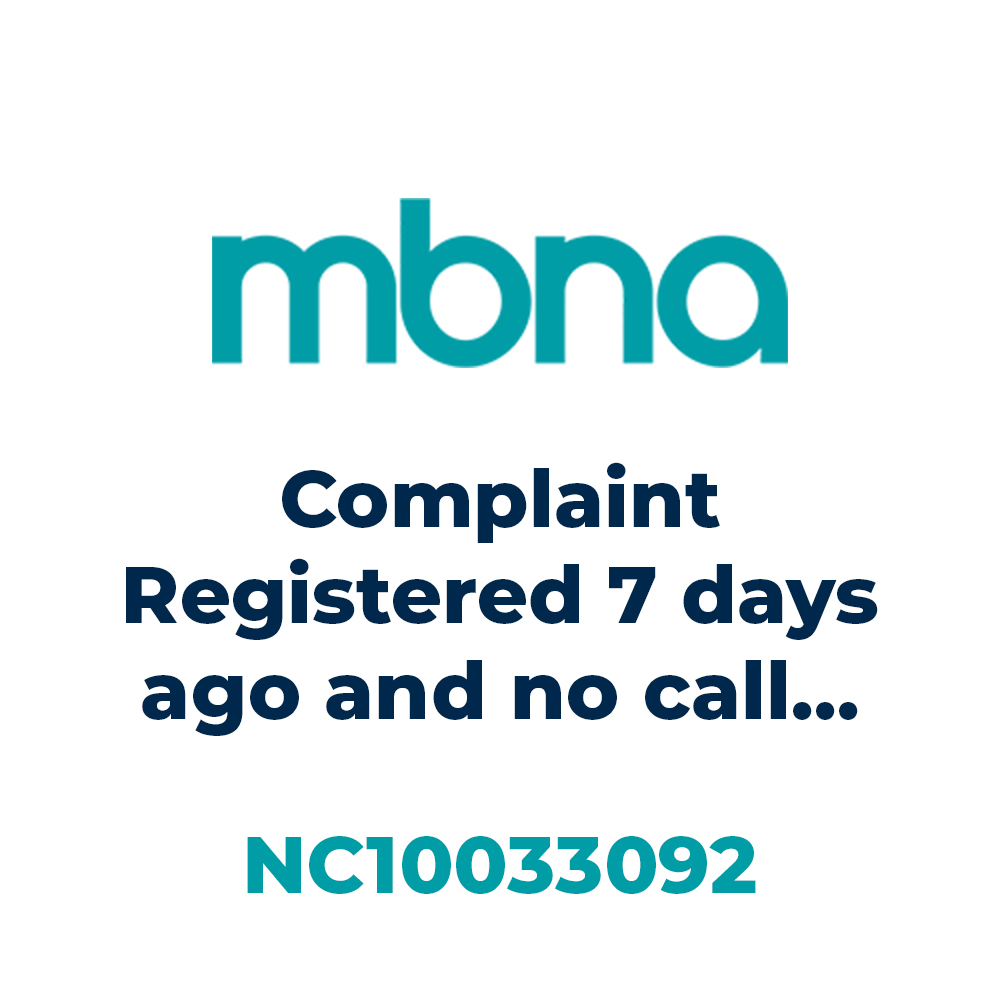 MarkNinnim's tweet photo. @mbna a little lost for words. You must have lots of complaints if it takes you this long to call to discuss? It only takes one person 10 minutes, are you really that busy? #complaintcase https://t.co/IugBzYfDQv