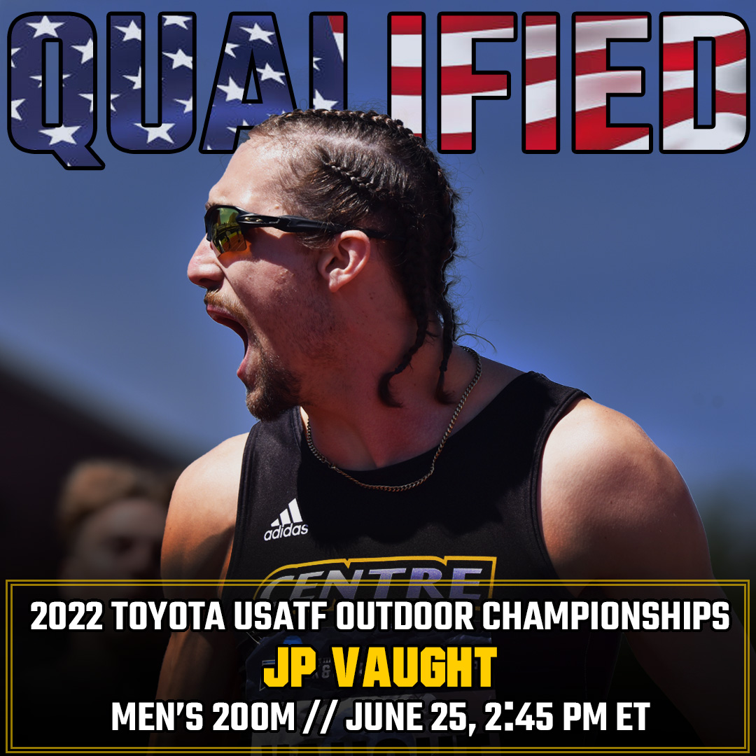 Vaught qualifies for US Track Championships in 200m - Centre College  Athletics