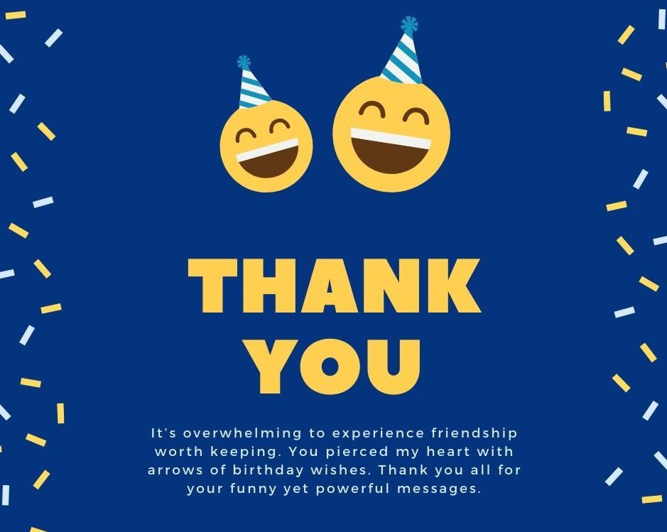 funny thank you for the birthday wishes images
