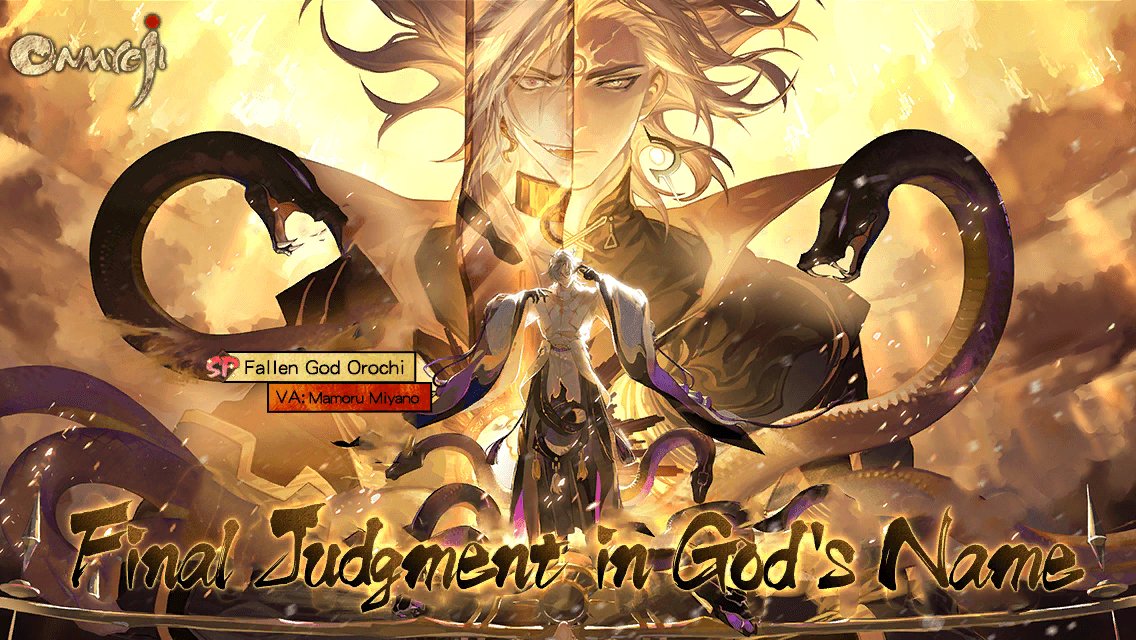 RiruRan1's tweet photo. #Brand new SP Fallen God Orochi arrives! SP/SSR summoning chance increased. Come and form pacts with him! https://t.co/870x3uhqzX