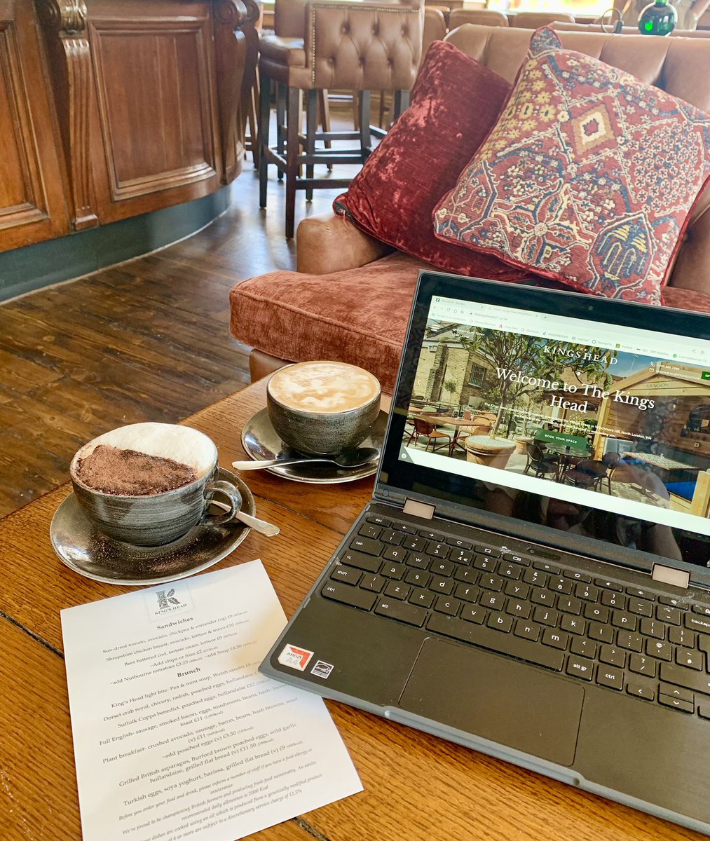 TheKingsHeadN21's tweet image. If the National Rail Strikes have left you stuck at home then it’s time to ditch the wobbly wifi and make a b-line for your local with our work from pub packages☕️👩🏼‍💻
#workfrompub #railstrikes #pubdesk #winchmorehill #brunchtime #coffee #workfromhome