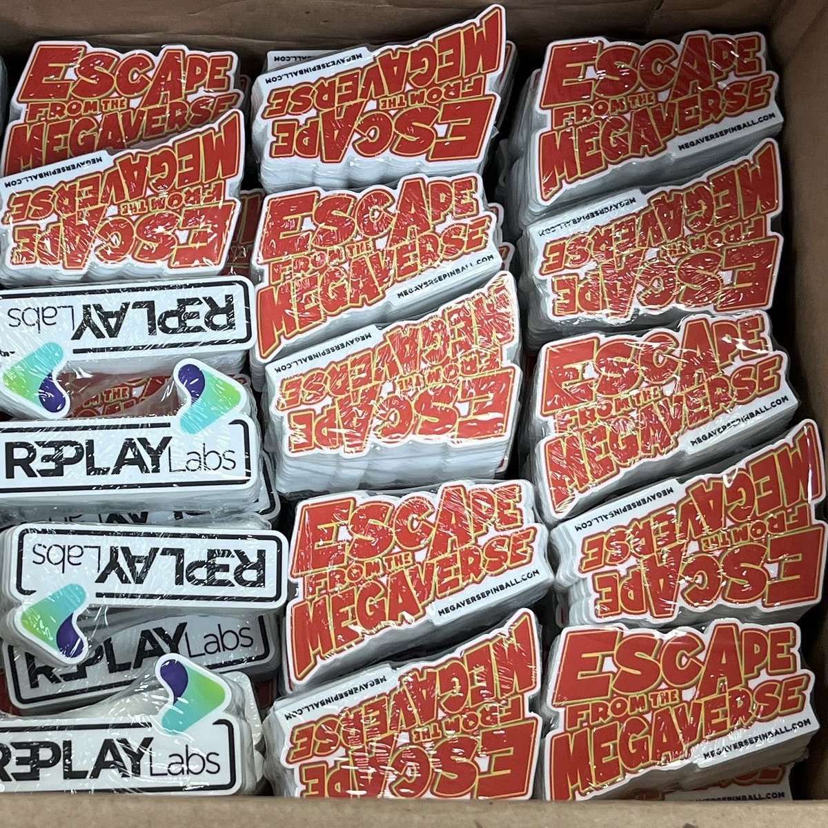 EscapeMegaverse's tweet photo. 🔥🔥 Merch is on it’s way to #NFTNYC and the #MegaverseProject launch party TONIGHT!!!

Let’s gooooo!!! https://t.co/GEzDEqfN34