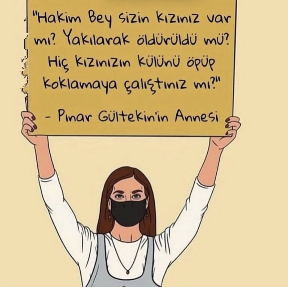 Adalet ve hukuk bugün bir kez daha öldü! Pınar’ın hayatı bir cani tarafından zorla elinden alındı; ama caniye haksız tahrik indirimi uygulandı.
Ailesinin ahı bir ömür yakanızda!
Ömrünüz bahar görmesin!

 #PınarGultekinİcinAdalet