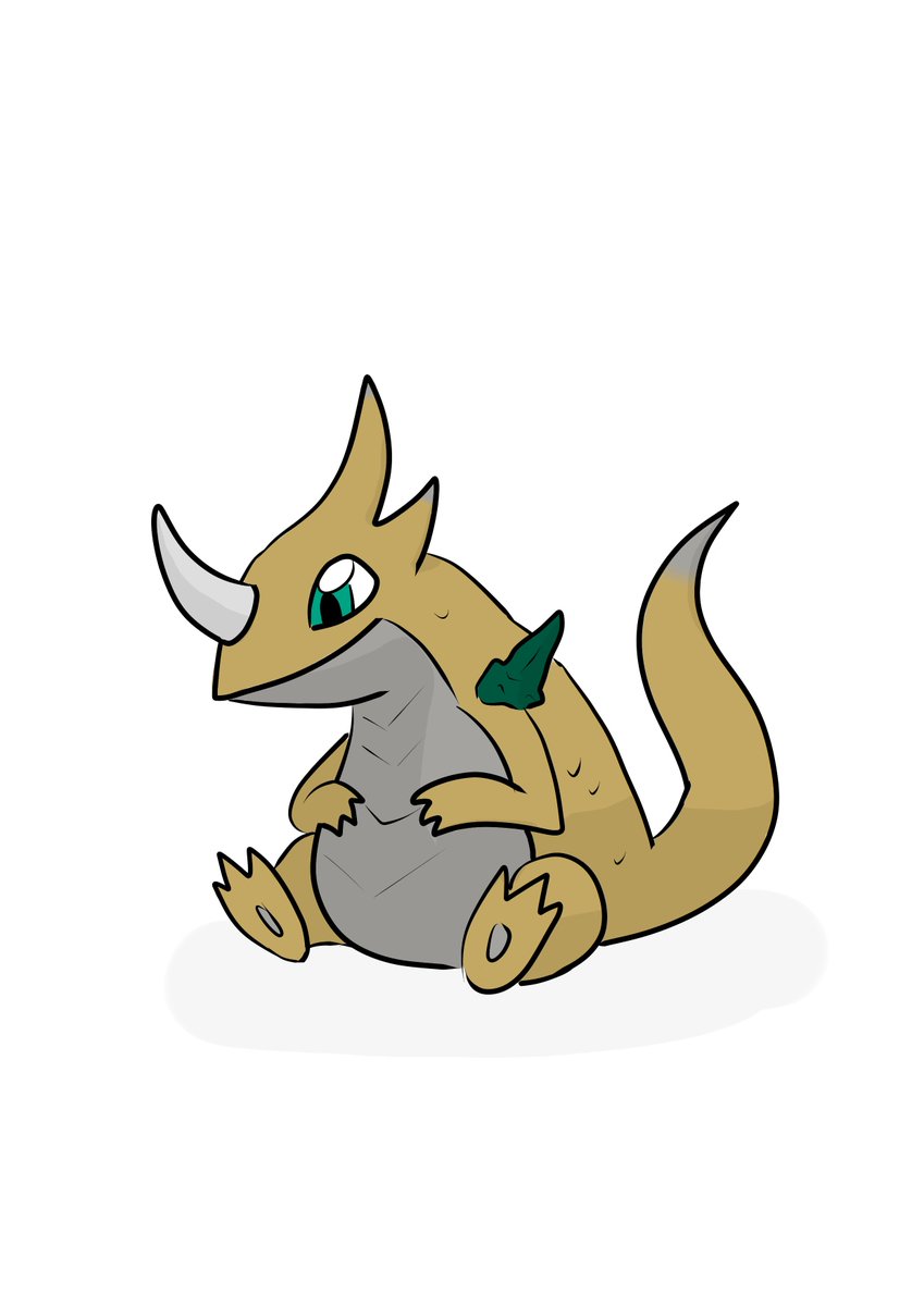 Sorry there was no post on Friday, I was busy with birthday plans. Today is the Hylian fire starter, Nonomgo. #legendofzelda #pokemon #hyruleregion #dodongo