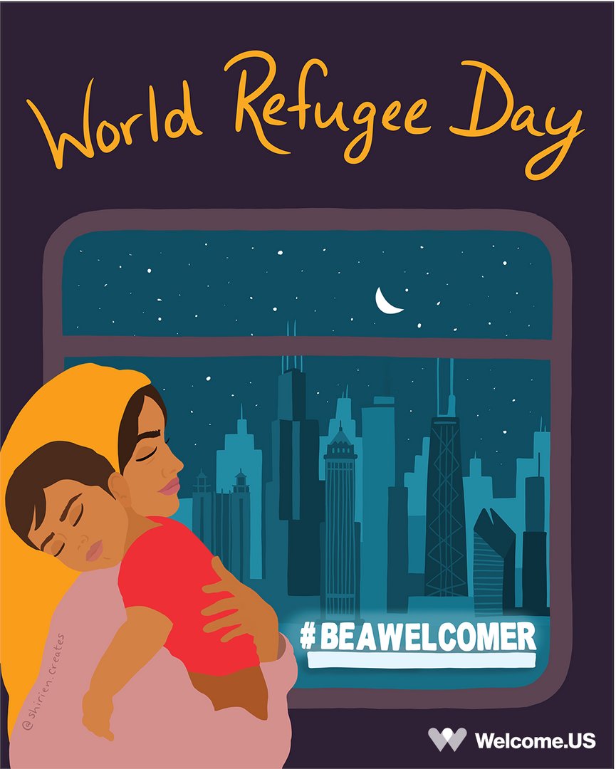 Welcome.US (@welcomeus) on Twitter photo Basic empathy and support mean the world to newcomers looking to rebuild their lives in the U.S. ❤️💙
#BeAWelcomer 👉🏽 ukraine.welcome.us/wrd2022
🖼 <a href="/shirien_creates/">Shirien Creates</a> Basic empathy and support mean the world to newcomers looking to rebuild their lives in the U.S. ❤️💙
#BeAWelcomer 👉🏽 ukraine.welcome.us/wrd2022
🖼 <a href="/shirien_creates/">Shirien Creates</a>