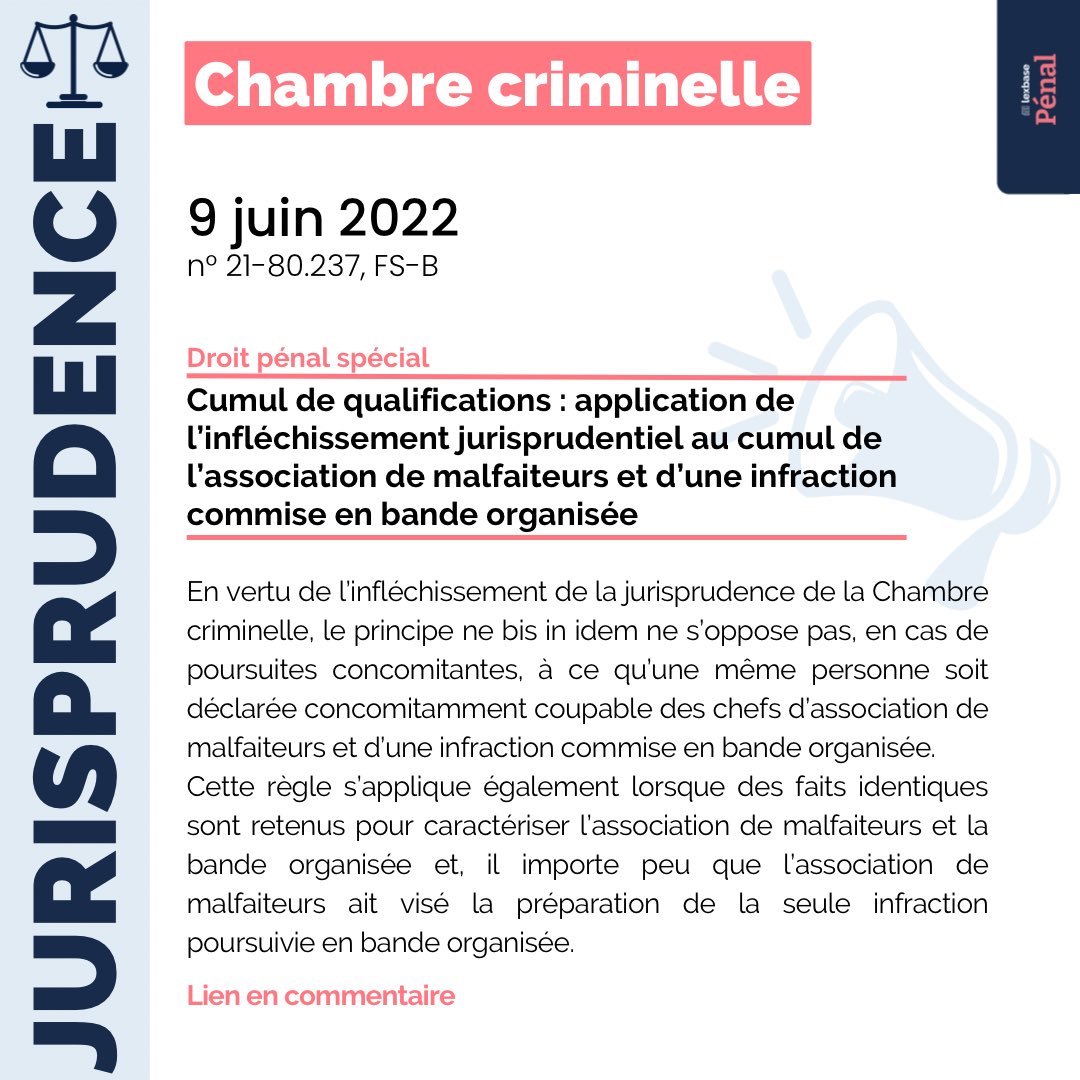 Lexbase Pénal tweet media