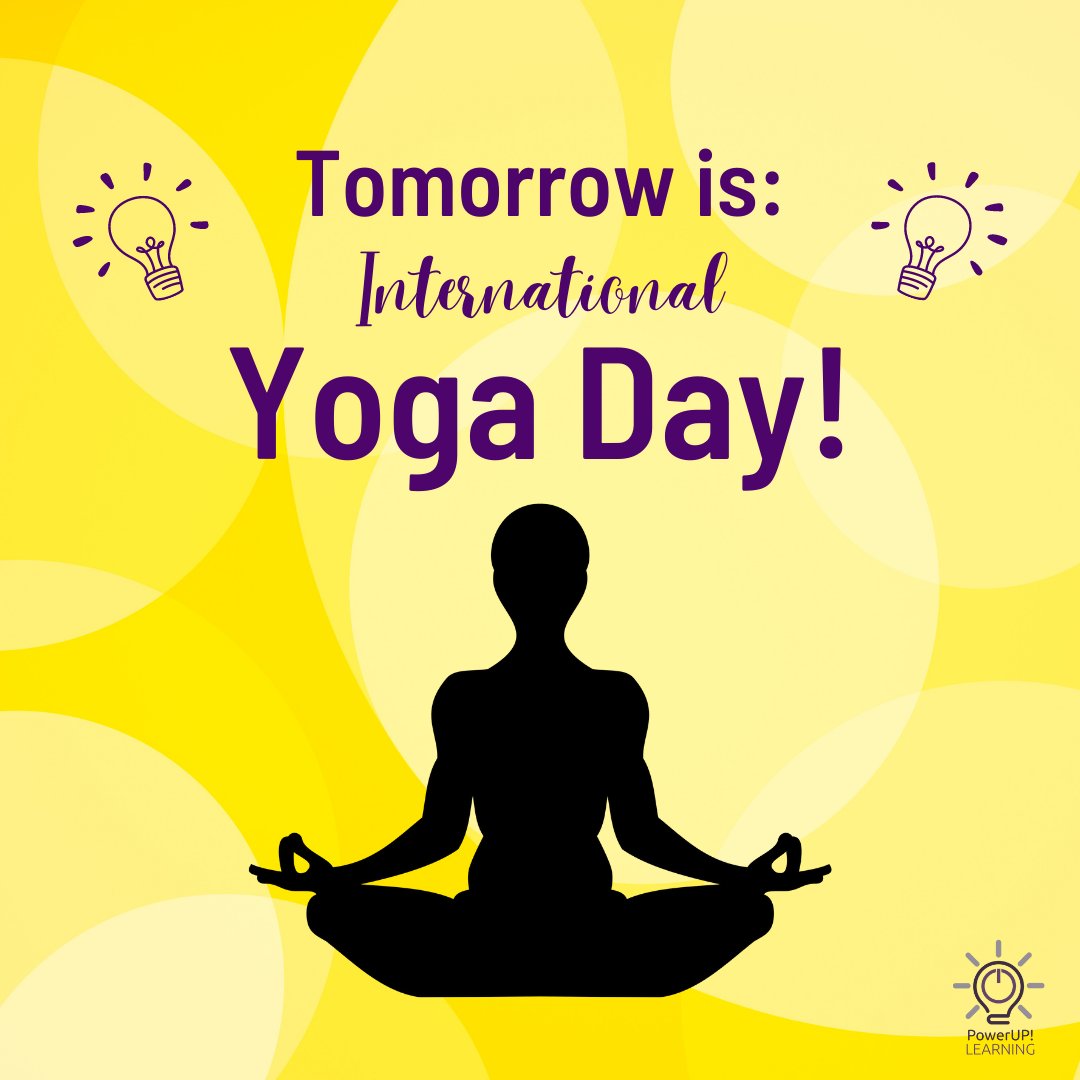 shortcutshari's tweet photo. Did you know tomorrow is International Yoga Day?? Here are some facts about yoga maybe you did not know! #yoga #selfcare #motivationmonday #emPowered #PowerUpLearning #tech #health #activelifestyle https://t.co/6jPaNkQ7kX
