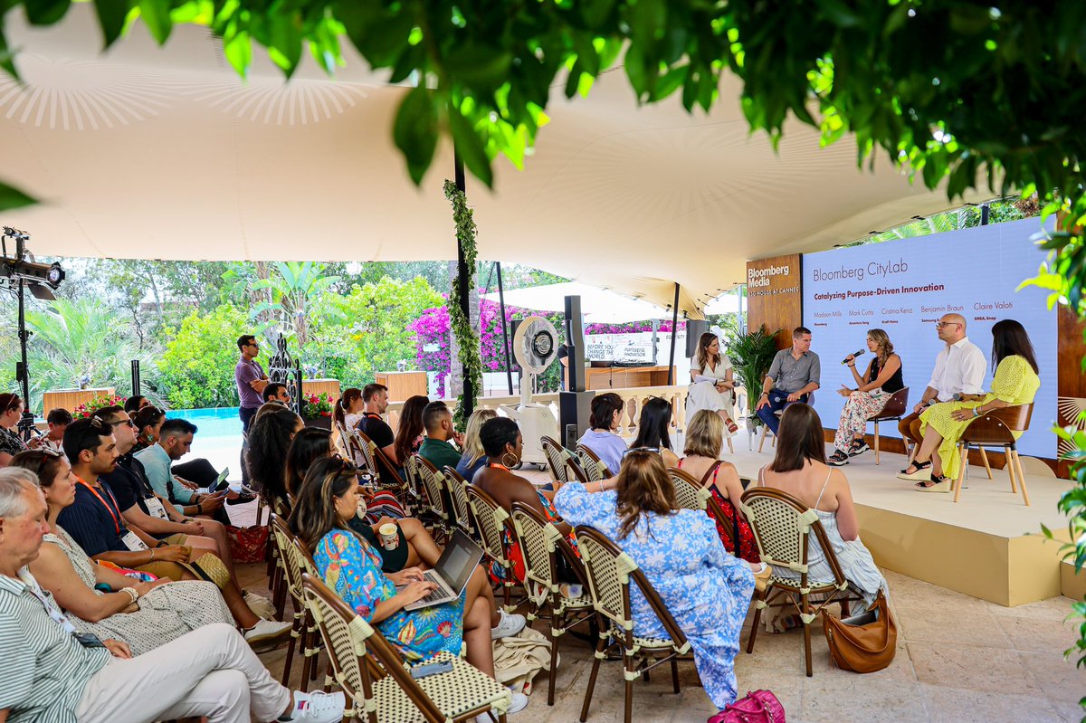 Wrapped up Day One at the #BloombergMediaESGHouse with our Bloomberg CityLab panel and an interview with filmmakers <a href="/COODIEROCK/">COODIE SIMMONS</a> and <a href="/ChikeOzah/">jeen-yuhs</a>. Much more to come on Tuesday.