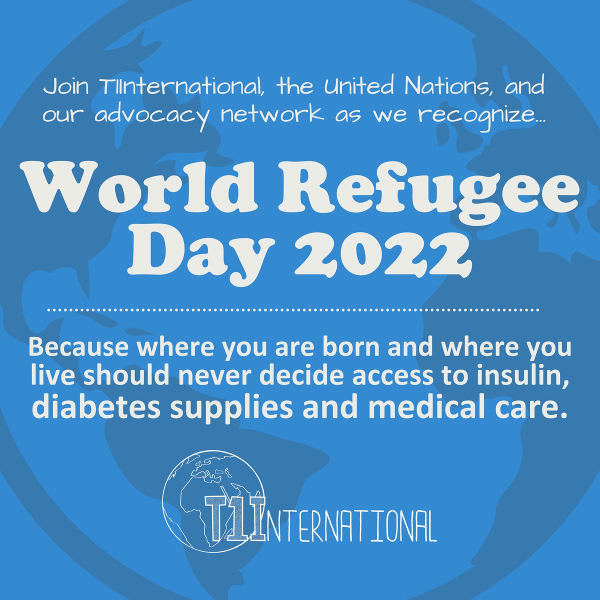 Life with diabetes is complicated. Access to vital insulin, diabetes supplies and medical care should not be. Join T1International and our network as we build a world where EVERYONE has access to insulin and medical care no matter where they live.