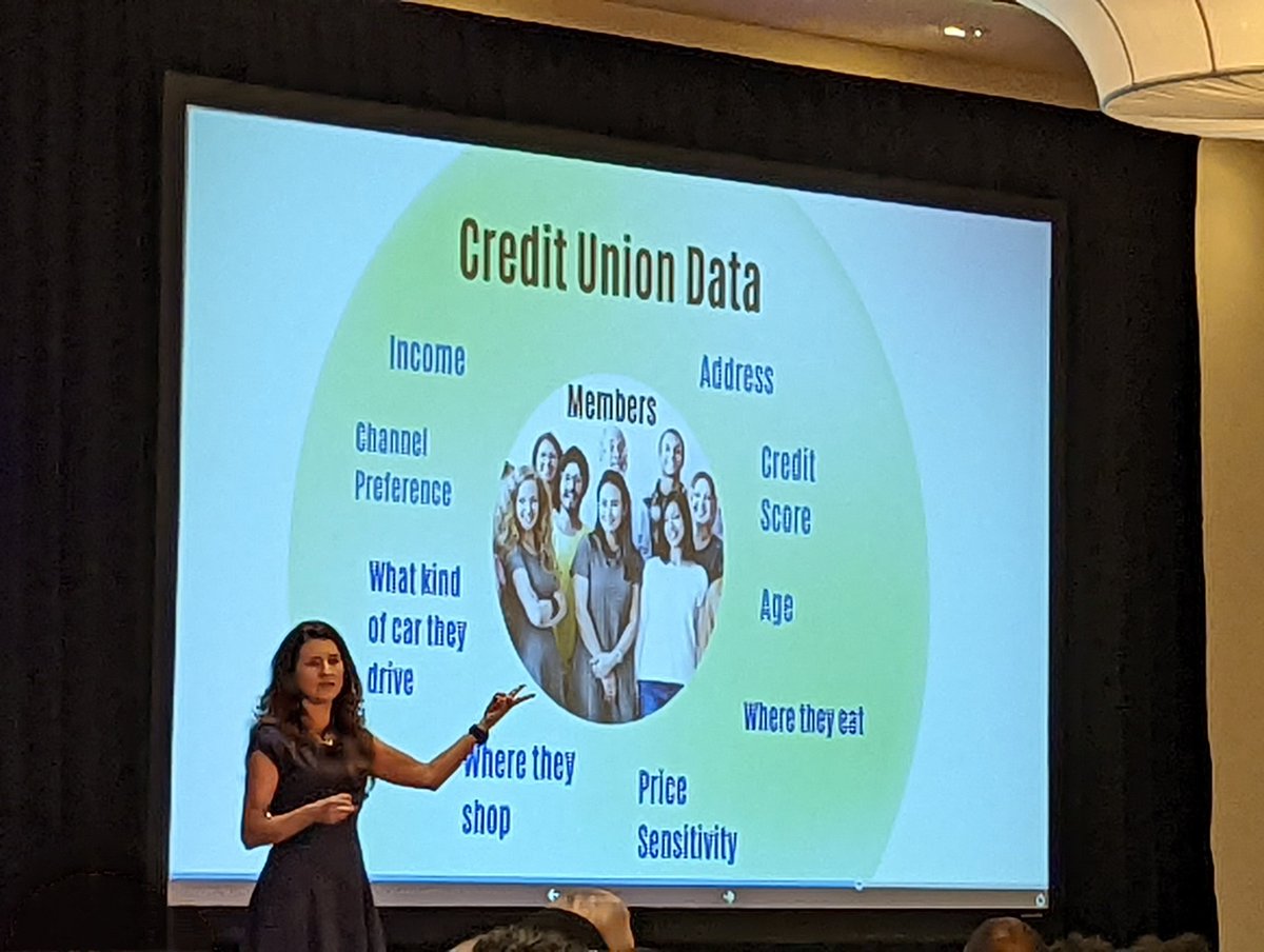Sogolytics's tweet photo. The best data strategy? Member-centric, of course! Put your data to work in reducing friction, building engagement, and empowering financial wellness! #CUdifference #creditunions #CCUL2022 #CUImagine https://t.co/d0meBm8WWr