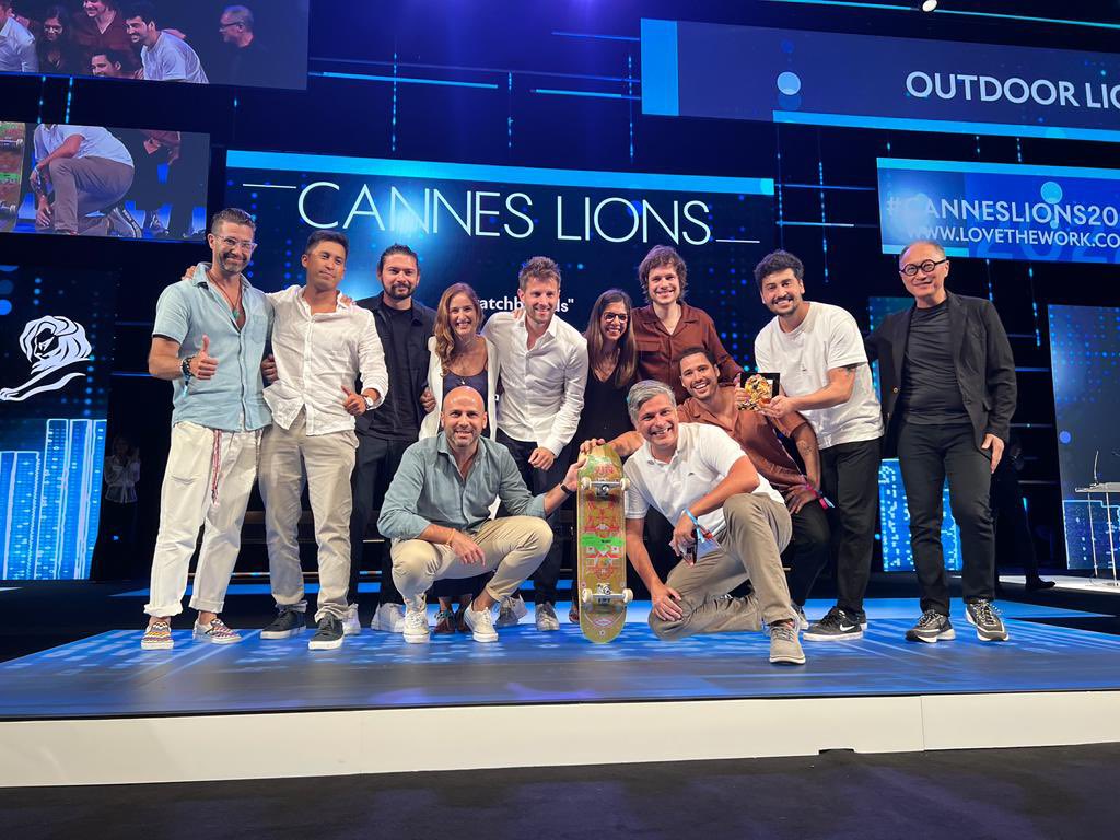 Gold never gets old. Thanks to the 🐐<a href="/tonyhawk/">Tony Hawk</a>, the <a href="/TonyHawkTheGame/">Tony Hawk's Pro Skater</a>, and the geniuses at <a href="/weareDAVIDmad/">DAVID Madrid</a>. 👊🏻 <a href="/fer_machado123/">Fer Machado</a> @panchocassis #CannesLions2022