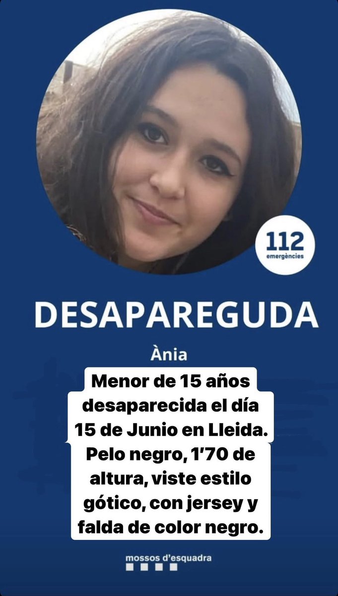 alo_miami's tweet photo. Es la prima de una fólogüer y ya lleva 5 días desaparecida. Por favor, compartid y, si sabéis dónde puede estar, llamad al 112. Gracias. https://t.co/AswuzlZ8P7