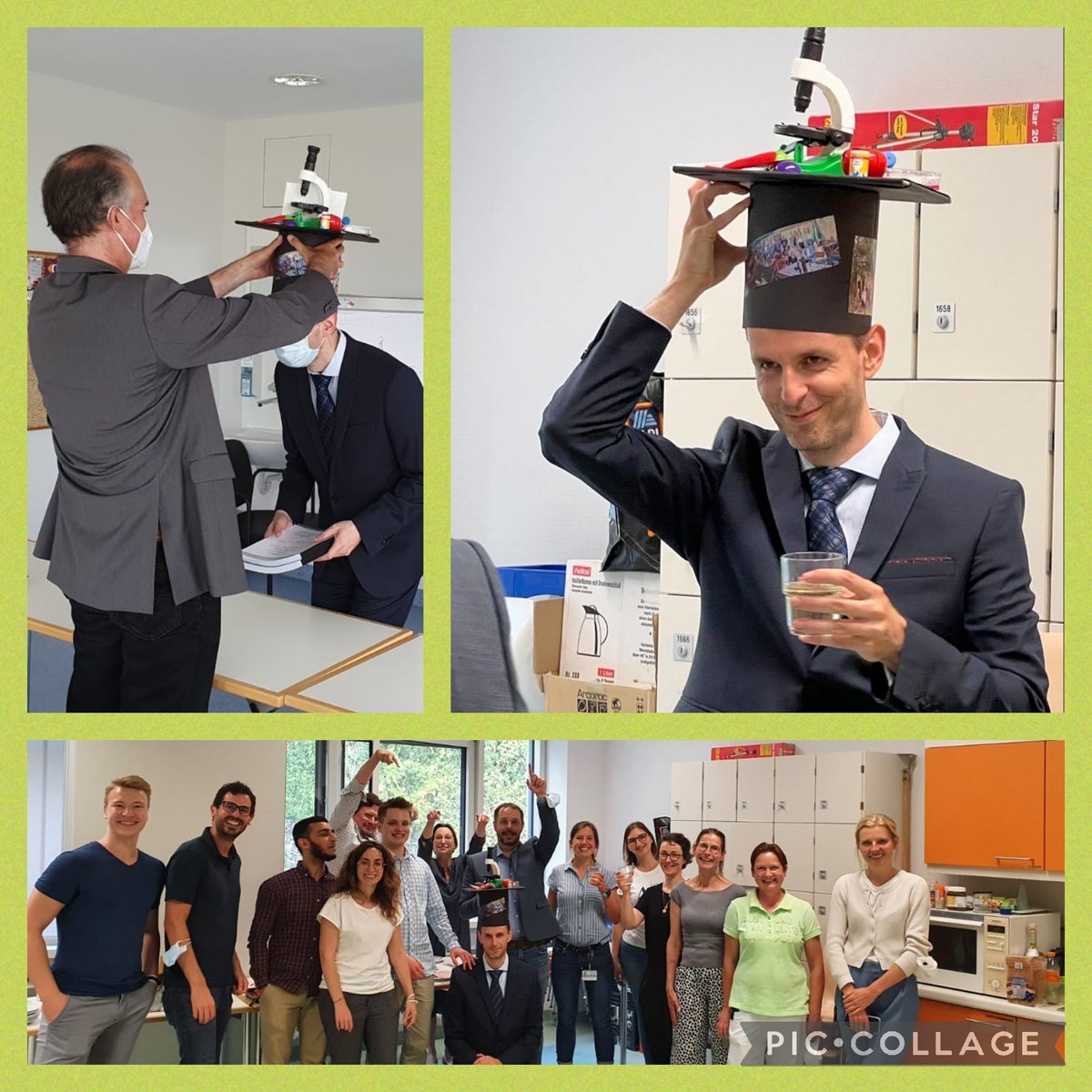 EndoWue's tweet photo. Congratulations to Dr Iuliu Sbiera for the successful defence of his #PhD thesis on "Possible role of epithelial to mesemchymal transition and its associated FGF/FGFR pathway in #adrenocortical carcinoma". Well done! 🎉

@Uniklinikum_Wue @Uni_WUE #PhDone #PhDGermany #phdlife https://t.co/4WfuJmmSLM