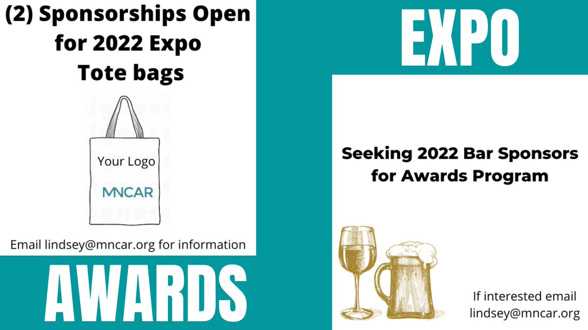 Save the date for the largest CRE event of the year- MNCAR'S annual EXPO + Awards on Wednesday, October 26th. We are seeking a variety of sponsors. If you are interested in learning more about sponsorships, email lindsey@mncar.org. #CRE #brokers #developers #commercialrealestate