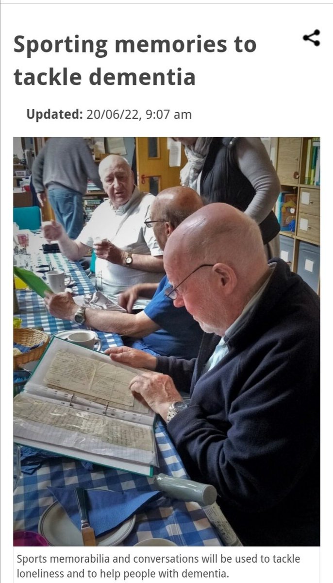 msargyll's tweet photo. #msargyll Sporting Memories Open Eve Fri 24th June. Sharing old local photos at our Men's lunch (pictured) led to great conversations. We hope shared Sporting Memories willl help connect people with dementia, low mood or feeling lonely @SportsMemNet @BrendanOHaraMP @MemberThirty https://t.co/1ly9o2XTES