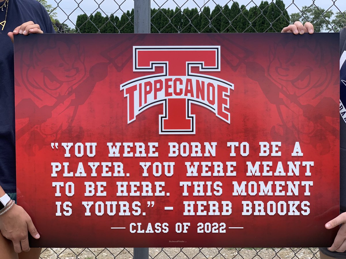 Senior quote board has arrived!! Love the verse they chose! Can’t wait to hang it in our dugout! #tippsb #seniors2022 #legacy #tradition