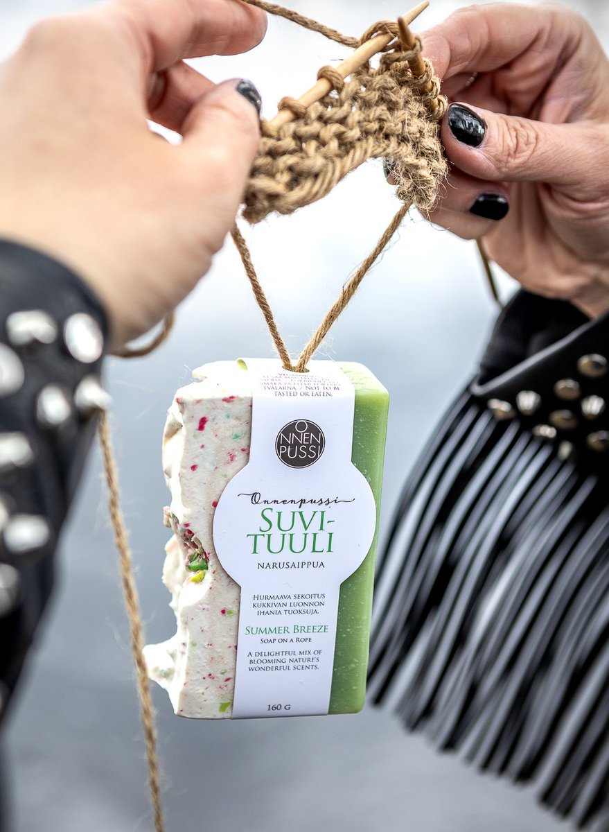 Heavy Metal Knitting ❤️ #Onnenpussi

Handmade salt soaps from North Karelia &amp; the first sponsor of Heavy Metal Knitting 🔥

These amazing soaps look soooo tasty, have a stunning scent and keep even the roughest heavy metal knitter fresh and knitting🤘🏼

#heavymetalknitting