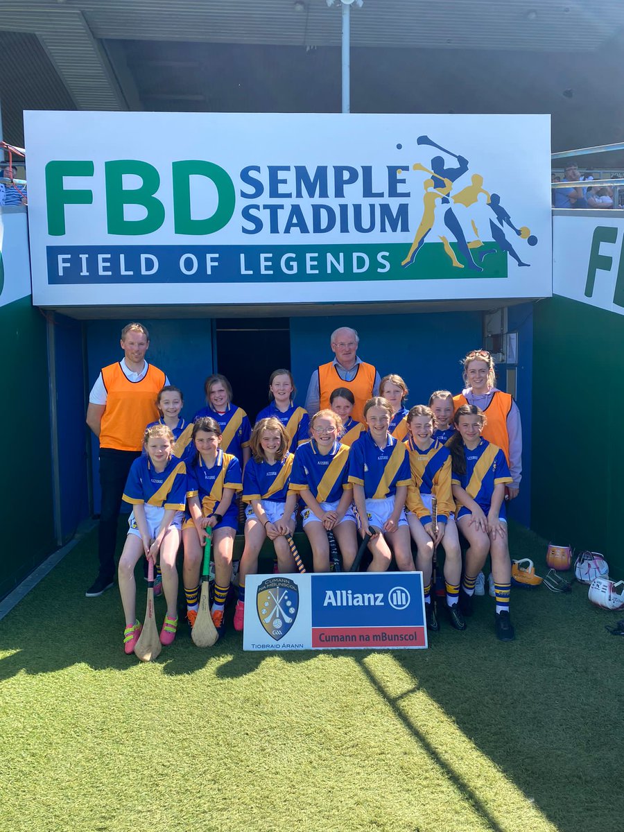 clonmore_ns's tweet photo. Well done to our amazing u11 team who won their county final today, by one point, 7-4 to 7-3! What a wonderful achievement and a fantastic experience to play in Semple Stadium!Thanks to a great  @NsRathcabbin team for a superb final. @TippCumanNamBun @AllianzIreland https://t.co/Mddib7IX3n
