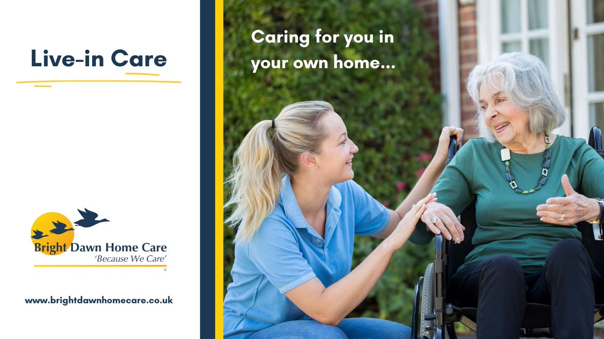 Bright Dawn Home Care offer live-in care services across the Midlands including Worcestershire. Our highly trained Care Assistants will enable you to continue to live independently in your own home and with your normal routine. 
Talk to us on 01905 953 800 #worcestershirehour