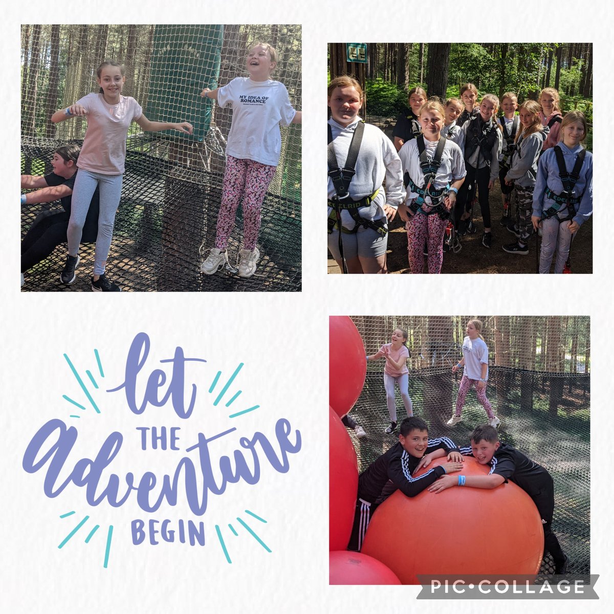 MrsWB2013's tweet photo. What an amazing day at @GoApeTribe today! First Y6 end of year reward visit done - two more to go! ๐โ
๐๐ #climbinghigh #conqueringfears #teambuilding #6Asuperstars ๐๐๐ @BramleyJunior โ๏ธ๐๐ https://t.co/9D6AahRQ4S