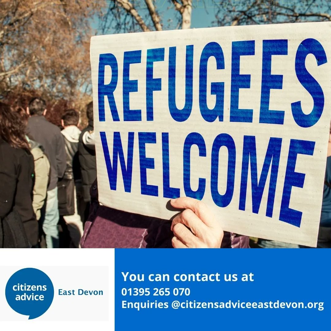 It's Refugee Day

We support refugees. Our Ukrainian Project supports Ukrainians on the #homesforukraine Scheme with access to healthcare, employment, financial aid &amp; more but if you're not part of the scheme we can still help

Enquiries@citizensadviceeastdevon.org
01395 265 070