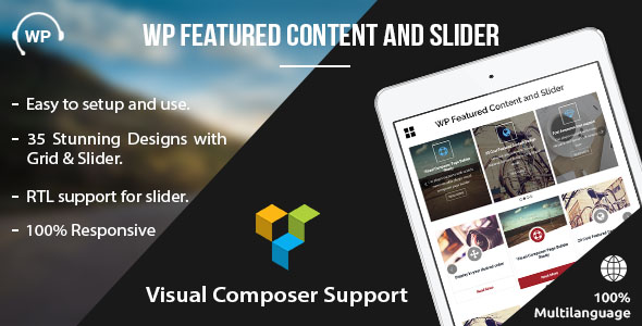 stylelibreview's tweet image. Featured Content and Slider - WordPress Plugin
stylelib.org/away/?id=191440

#codecanyon #contentslider #contentslideshow #custompostslider #featured #featuredcontent #featuredcontentrotator #featuredcontentslider #featuredcontentslideshow #featuredposts
