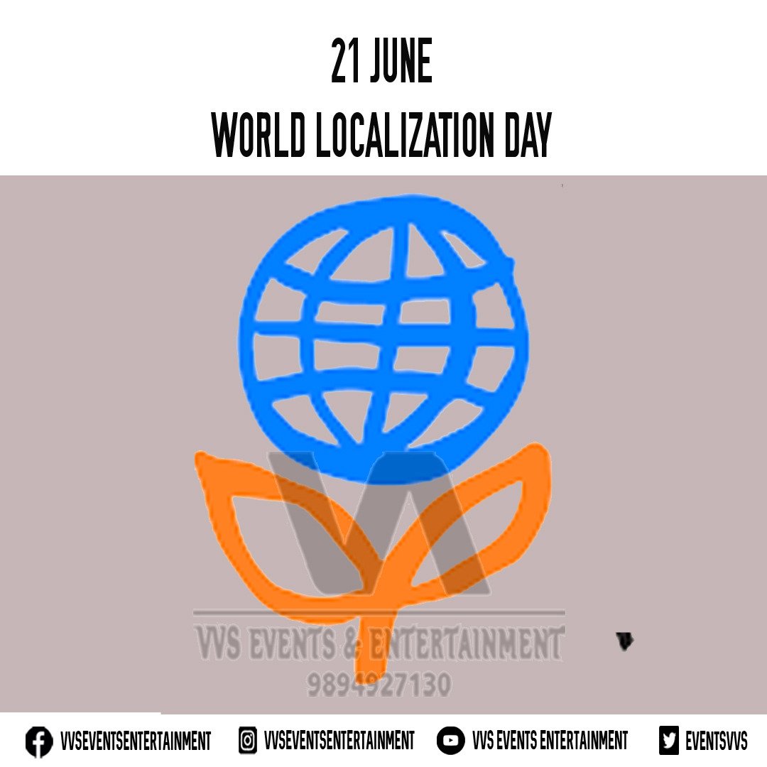 EventsVvs's tweet photo. World Localization Day
World Localization Day 2022

#WorldLocalizationDay
#WorldLocalizationDay2022
#LocalizationDay
#LocalizationDay2022 https://t.co/X1rGFDmtQw