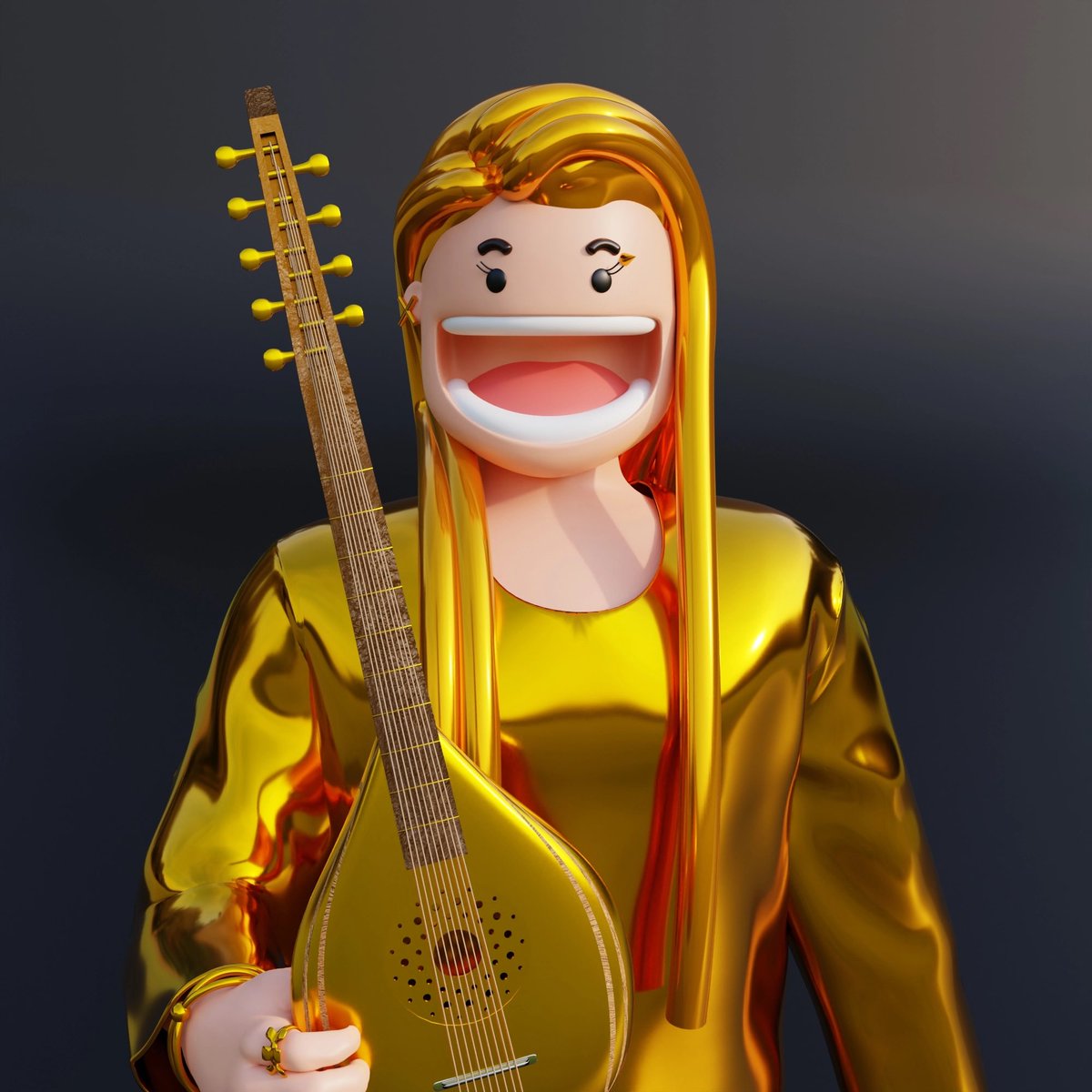 ilmeresh's tweet photo. Someone has recently minted this amazing golden musician 🤩

Have you claimed your Ilmeresh THOAC NFTs? 😀

2 golden characters are still waiting to be minted 🔥🔥🔥
4 already minted

#ilmeresh #Tezos #tezosnft #CleanNFTs https://t.co/3KS77AWXZA