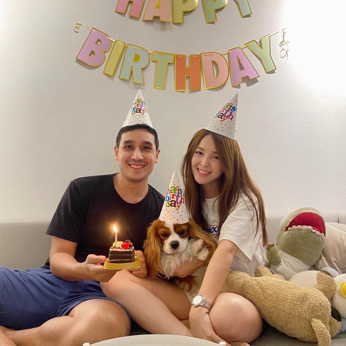 Dogfriendly15's tweet photo. Happy birthday น้อง ชาแนล เด็กในสังกัดเรา🎉🎁🎈🎂 https://t.co/aiGGUyW6LF