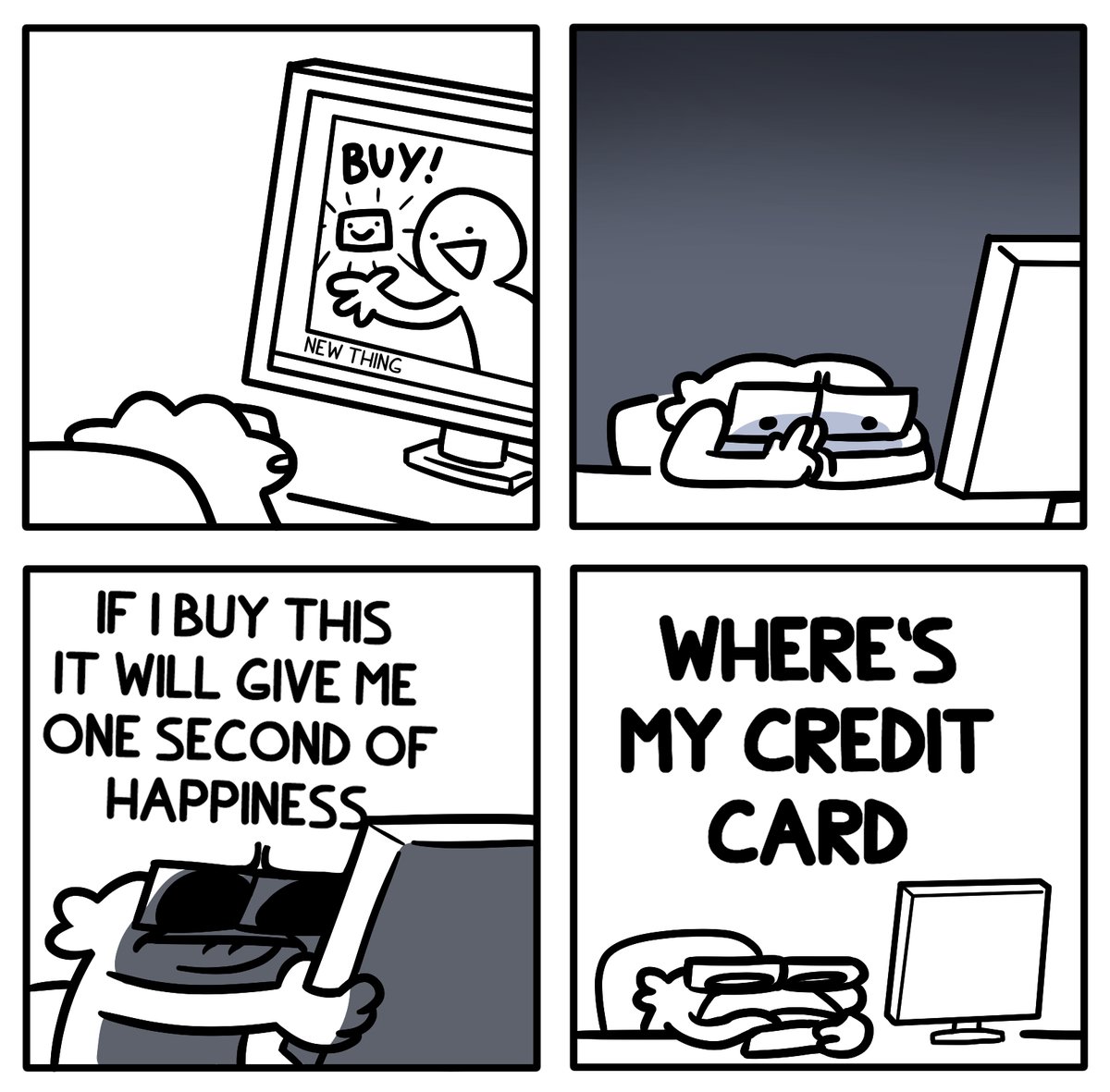 Serotonin by buying things 