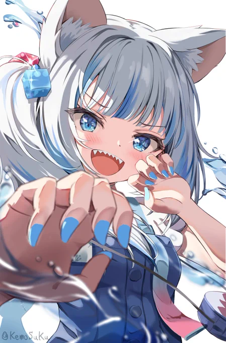 #gawrt #GuraBirthday2022 
「Nya!!」
Happy Birth Day Gura !! 