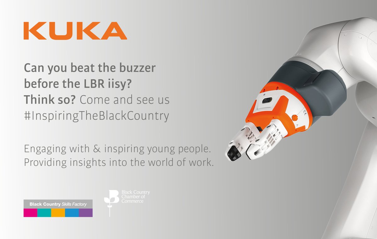 What’s working for #KUKA like? Can I experience the world of #automation & #Industry40 What are my future prospects? These & many more questions can be answered by our fabulous #apprentices at #InspiringTheBlackCountry on June 29 @WolvesRaces @BCSkillsFactory #STEM #Careers