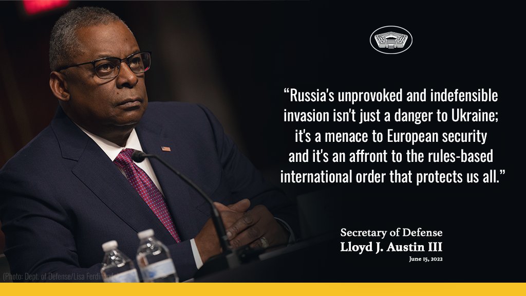 .<a href="/SecDef/">Secretary of Defense Pete Hegseth</a>: We must intensify our shared commitment to Ukraine’s self-defense. And we must push ourselves even harder to ensure that Ukraine can defend itself, its citizens, and its territory.