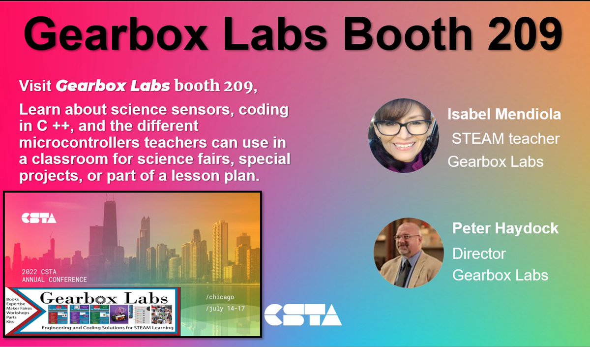 gearboxlabsinc's tweet photo. We would like to share with all the #educators at @CSTA our journey as a #STEM #science #teachers and all the rewarding experiences we had during our time mentoring for #sciencefairs, #engineeringfairs #lessonplans #projects and implementation of #electronics in #schools #code https://t.co/JnOe6pt6oZ