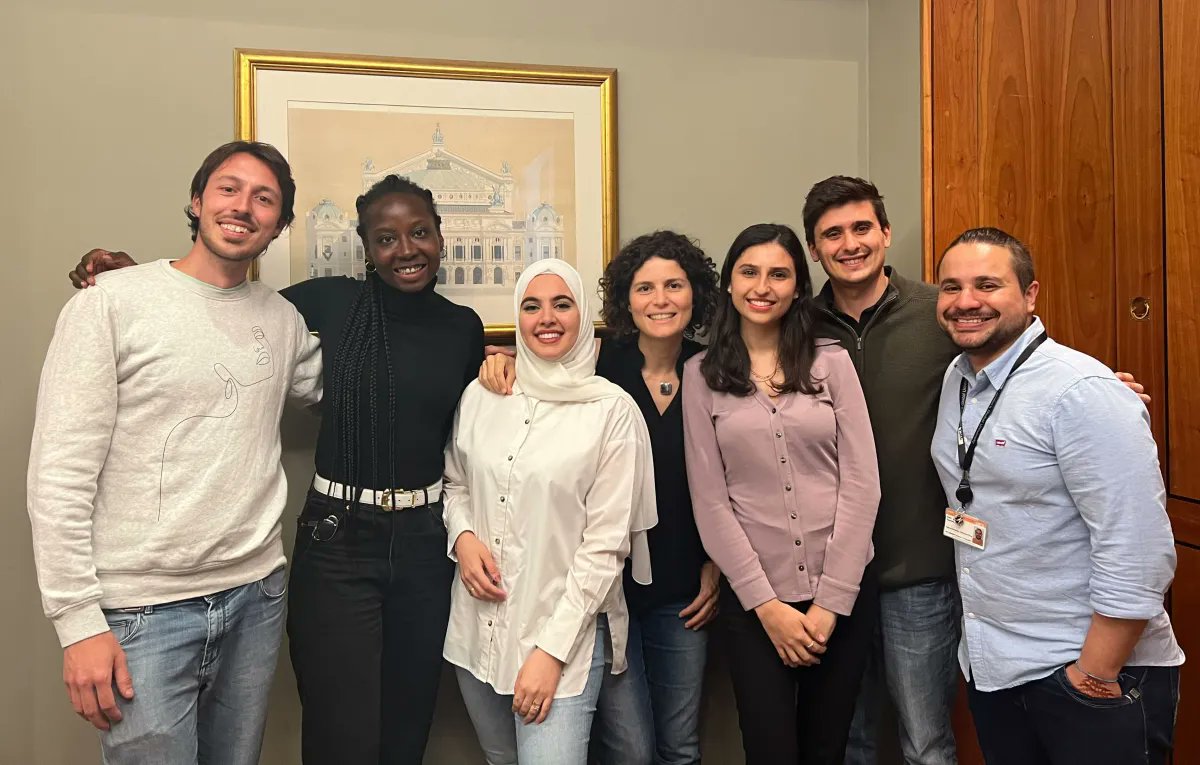 UCL_LASP (@ucl_lasp) on Twitter photo We were delighted to participate in the dinner to celebrate the opening of Sir Eric Ash's laboratories in the EEE department at UCL!
It was a very pleasant evening! 🤩
<a href="/edupignatelli/">Eduardo Pignatelli</a>, @sephorama, <a href="/osman_nagham/">Nagham Osman</a>, <a href="/tonizza82/">laura toni</a>, <a href="/Ayakayal6/">Aya kayal</a>, <a href="/cenas_apedro/">Pedro Gomes</a>, <a href="/alanlivio/">Alan Guedes</a>. We were delighted to participate in the dinner to celebrate the opening of Sir Eric Ash's laboratories in the EEE department at UCL!
It was a very pleasant evening! 🤩
<a href="/edupignatelli/">Eduardo Pignatelli</a>, @sephorama, <a href="/osman_nagham/">Nagham Osman</a>, <a href="/tonizza82/">laura toni</a>, <a href="/Ayakayal6/">Aya kayal</a>, <a href="/cenas_apedro/">Pedro Gomes</a>, <a href="/alanlivio/">Alan Guedes</a>.