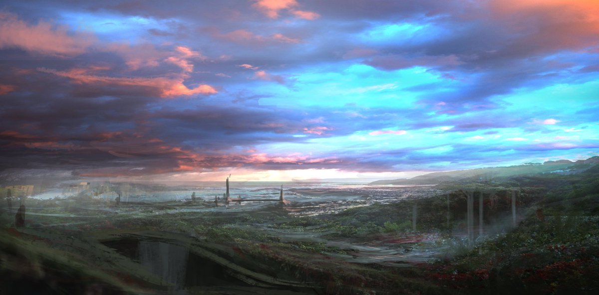 tsaelyh's tweet photo. @canefairy Hey, thanks for the artshare ! I’m Tsaelyh, and I’m a young environment artist, I love painting fantasy landscapes and magical things! I’m available for work and I recently added maps and character sheets to my commissions!  :) 

Here are a few examples of environments😊 https://t.co/ETaVyoKqDw