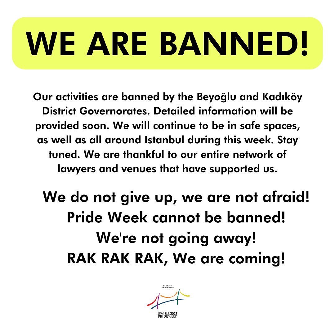 Bugün İstanbul 30. LGBTİ+ Onur Haftasının başlamasıyla beraber güvenlik şubeye bağlı polisler etkinliklerin gerçekleşeceği mekanlara "genel kontrol" adı altında denetim yapmaya çalışmıştır.