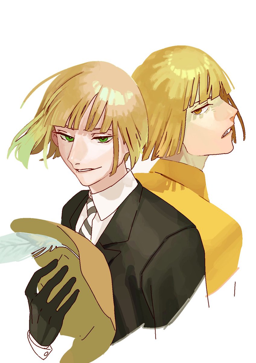 ツイステ Twst Bleach ルークハント 平子真子 クロスオーバー N番 むく藷のイラスト