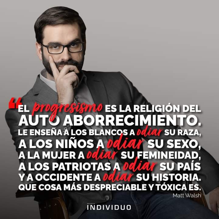Matt Walsh (<a href="/MattWalshBlog/">Matt Walsh</a>), protagonista del documental «What Is A Woman?», sobre la religión progresista.